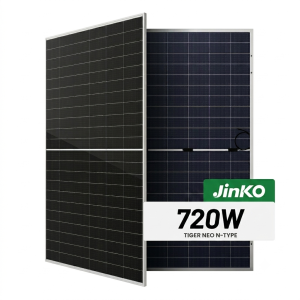 Jinko 720 watt Tiger Neo N-Type Topcon Bifacial Solar Panel